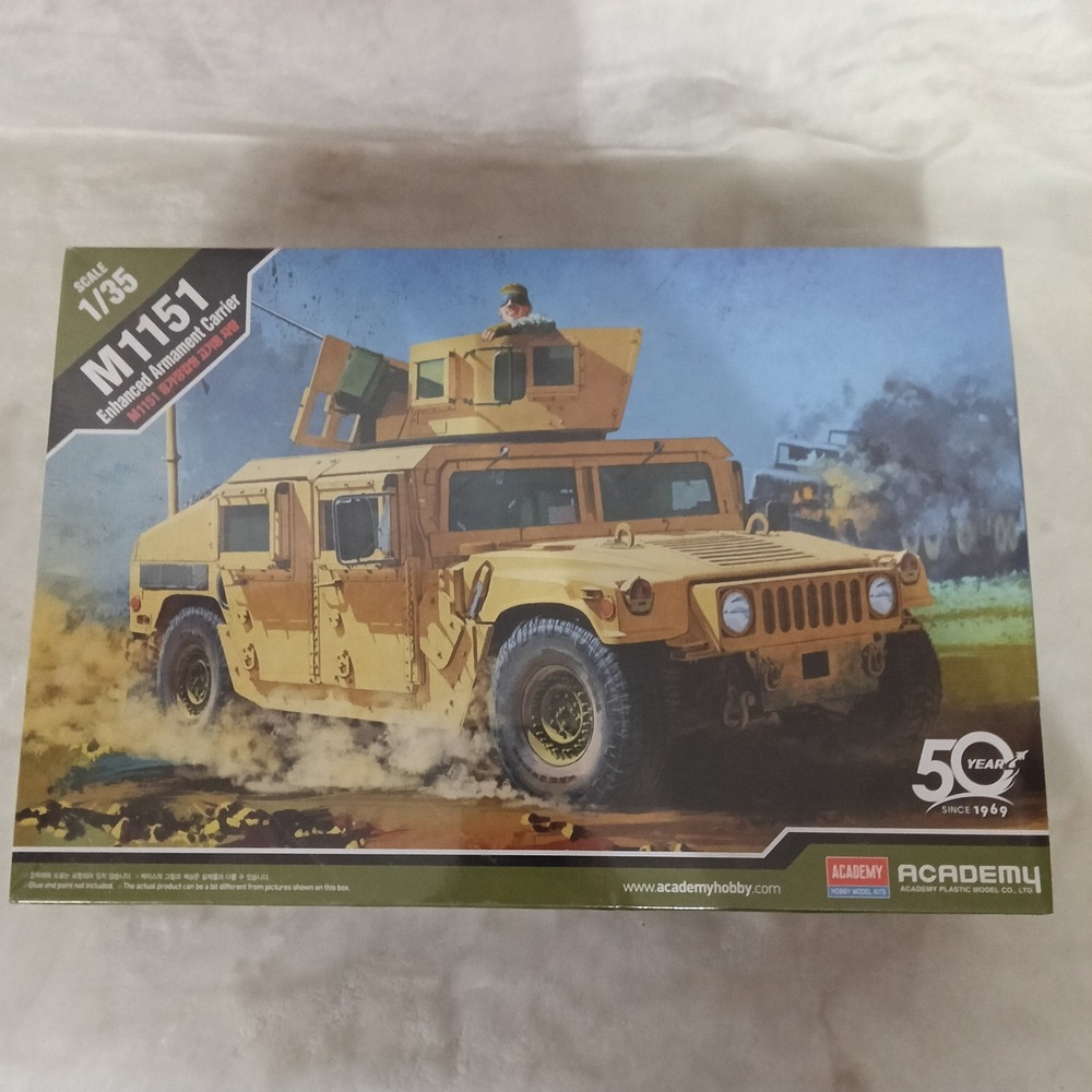Academy 13415 M1151 Enhanced Armament Carrier 1/35 Scale Model Kit Humvee